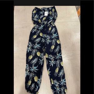 Blue Island Womens Romper Jumpsuit Bandeau Top xl